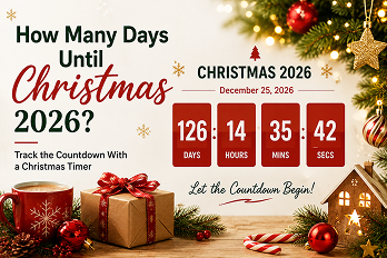 How Many Days Until Christmas 2026? Track the Countdown With a Christmas Timer